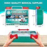Comprehensive 295-Piece First Aid Kit - Hard Case