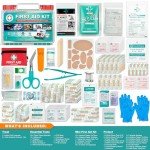 Comprehensive 295-Piece First Aid Kit - Hard Case