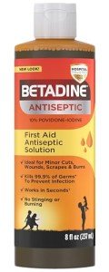 Betadine Antiseptic Liquid for Infection Protection - 8oz