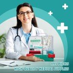 Comprehensive 295-Piece First Aid Kit - Hard Case