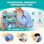 Comprehensive 295-Piece First Aid Kit - Hard Case