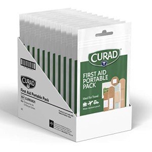 Curad Portable First Aid Pack for Travel