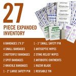 Compact Mini First Aid Kit - 27 Pieces