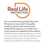 Tranquility Premium OverNight Disposable Absorbent Underwear - Maximum Absorbency, All-Night Sleep, Breathable Comfort - 34 oz Capacity, M, 72 Count