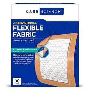 Extra Large Non-Stick Adhesive Bandages, 30 Count