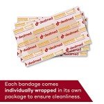 Flexible Adhesive Bandages, Latex Free, 2" x 4
