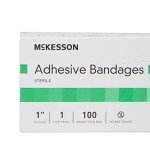 Sterile Fabric Spot Adhesive Bandages, 100 Count