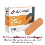 Dealmed Sterile Flexible Adhesive Bandages - 100 Pack