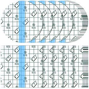 50 Waterproof Transparent Adhesive Tattoo Bandages 4x4 Inch