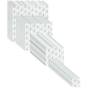 100 Transparent Waterproof Adhesive Bandages - 4 Sizes