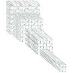 100 Transparent Waterproof Adhesive Bandages - 4 Sizes