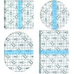 48-Pack Waterproof Transparent Adhesive Bandages