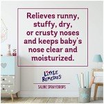 Little Remedies Saline Spray and Drops for Newborns