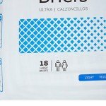 McKesson Ultra Briefs, Incontinence, Heavy Absorbency, Large, 18 Count, 4 Packs, 72 Total