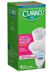 Curad 4" x 4.1 Yards Rolled Gauze