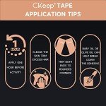 CKeep Kinesiology Tape - 2 Rolls, 2"x16