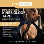 Waterproof Copper Infused Kinesiology Tape, 40 Strips