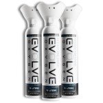 Portable 15-Liter Pure Oxygen Canister - Pack of 3