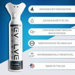 Portable 15-Liter Pure Oxygen Canister - Pack of 3