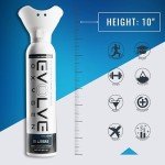 Portable 15-Liter Pure Oxygen Canister - Pack of 3