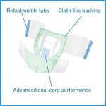 McKesson Bariatric Ultra Plus Stretch Briefs, Incontinence, Adult Unisex, Heavy Absorbency, 2XL / 3XL, 20 Count, 1 Pack