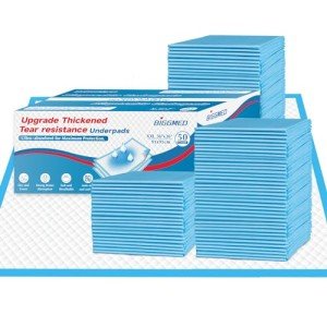 BIGGMED 50 Count Super Absorbent Disposable Bed Pads