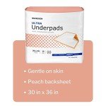 McKesson Ultra Disposable Heavy Absorbency Bed Pads