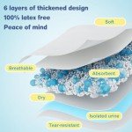 BIGGMED 50 Count Super Absorbent Disposable Bed Pads