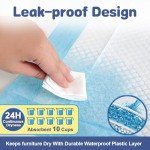 BIGGMED 50 Count Super Absorbent Disposable Bed Pads