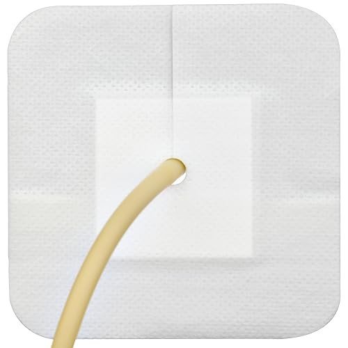 Feeding Tube Adhesive Wound Dressing Bandage, Pack of 10