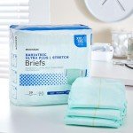 McKesson Bariatric Ultra Plus Stretch Briefs, Incontinence, Adult Unisex, Heavy Absorbency, 2XL / 3XL, 20 Count, 1 Pack