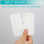 Feeding Tube Adhesive Wound Dressing Bandage, Pack of 10