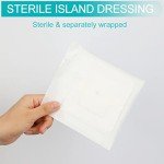 Feeding Tube Adhesive Wound Dressing Bandage, Pack of 10