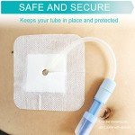 Feeding Tube Adhesive Wound Dressing Bandage, Pack of 10