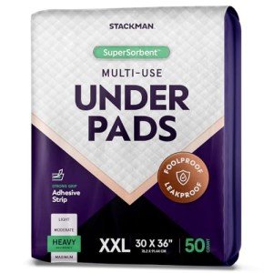 XXL Disposable Bed Pads for Incontinence - 50 Pack