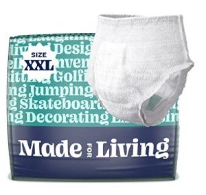 XXL Incontinence Underwear for Adults, 20 Count
