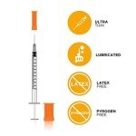 Care Touch Insulin Syringes | 30g 5/16" - 8 mm 1 cc (Pack of 100)