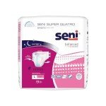 Seni Super Quatro Heavy Absorbency Incontinence Briefs