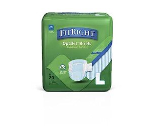 FitRight Ultra Disposable Adult Diapers, Heavy Absorbency
