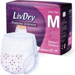 Livdry M Women's Adult Diapers, Ultimate Absorbency