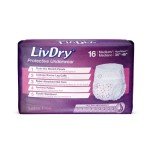 Livdry M Women's Adult Diapers, Ultimate Absorbency