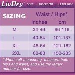 Livdry M Women's Adult Diapers, Ultimate Absorbency