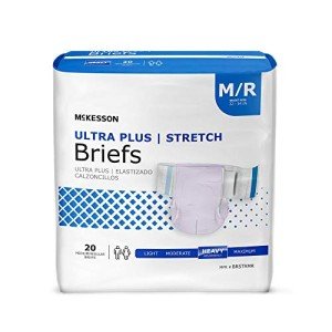 McKesson Ultra Plus Heavy Absorbency Briefs, Medium