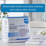 McKesson Ultra Plus Heavy Absorbency Briefs, Medium