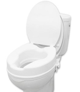Pepe 4-Inch Raised Toilet Seat for Seniors
