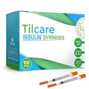 Tilcare Ultra Fine Insulin Syringes 100-Pack