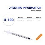 Verifine U-100 Insulin Syringe 31G 1cc - 100 Count