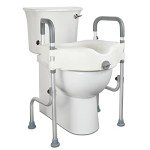 Heavy Duty 5-Inch Toilet Seat Riser with Handles