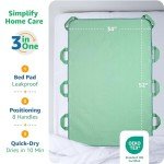 Improvia Quick-Drying Incontinence Bed Pad with Handles