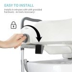 Heavy Duty 5-Inch Toilet Seat Riser with Handles